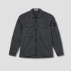 Clothing STONE ISLAND | Organic Cotton Brushed Canvas Garment Dyed 'Old' Effect 7915102Wn Dark Grey