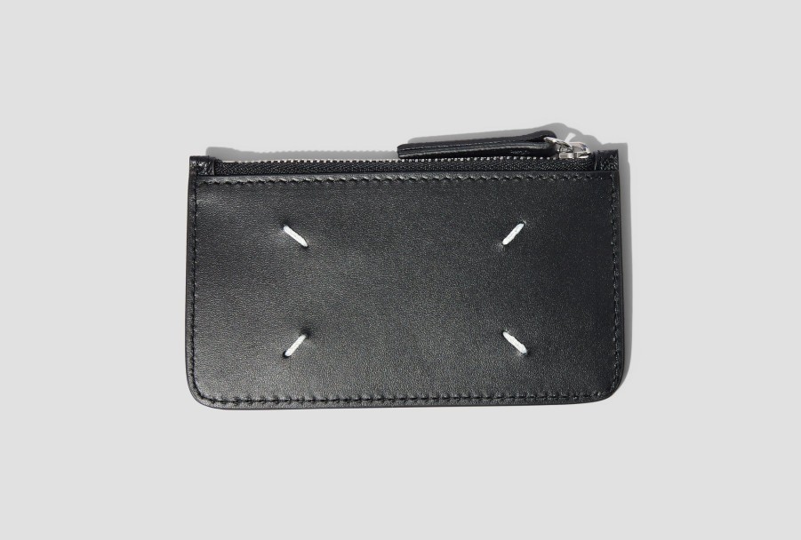 Accessories Maison Margiela | Card Holder Zip Ew Sa1Vx0008 P4745 Black