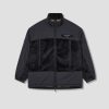 Clothing COMME des GARÇONS HOMME | Polyester Boa Fleece X Polyester Rip Cloth Hl-J013-W23 Black