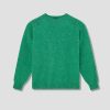 Clothing Drake’s | Brushed Shetland Crew Neck Jumper Dr2A3A 21501-10 Green