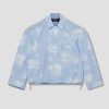 Clothing JACQUEMUS | La Chemise Criollo-Print Toile De Jouy Blue 236Sh059-1499 Light Blue