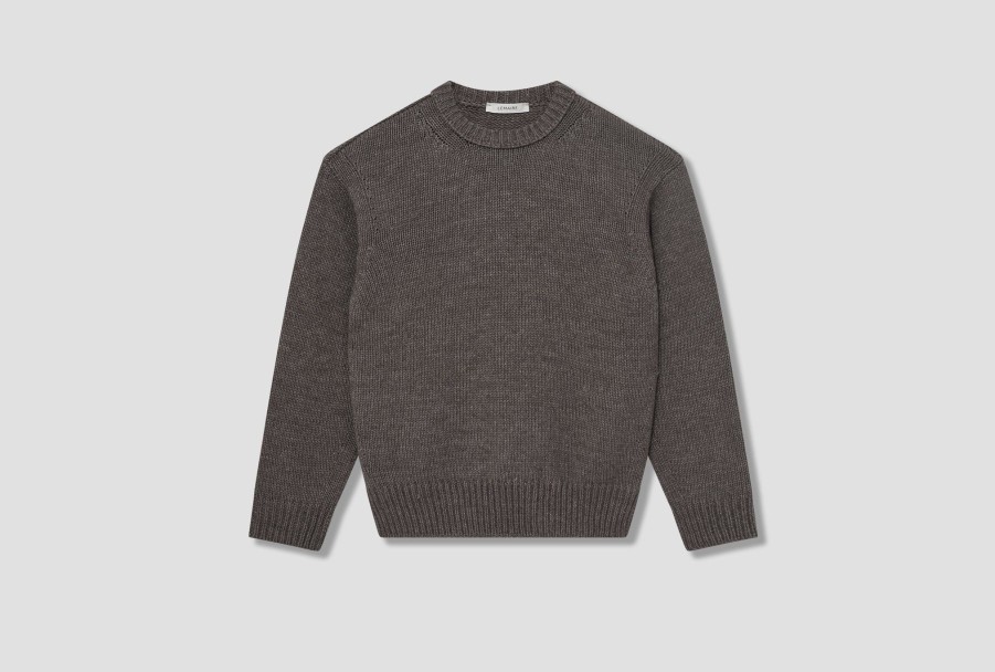 Clothing LEMAIRE | Boxy Sweater-Alpaca Blend To1105 Lk121 Grey