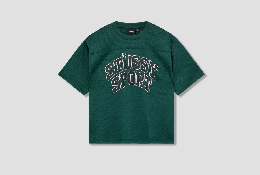 Clothing Stüssy | Sport Mesh Football Jersey 1140338 Green