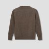 Clothing ANDERSEN-ANDERSEN | Navy Crewneck-G5/Undyed Yarn Light Brown