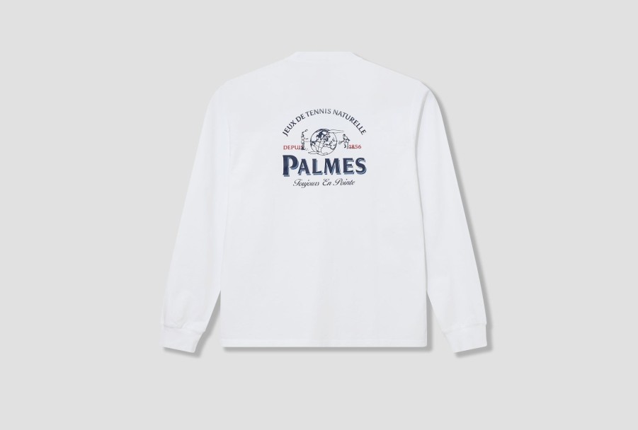 Clothing Palmes | Water Ls T-Shirt 00820077 White