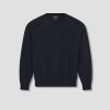 Clothing Drake’s | Merino Crew Neck Jumper Dr2A3A 21505-01 Navy