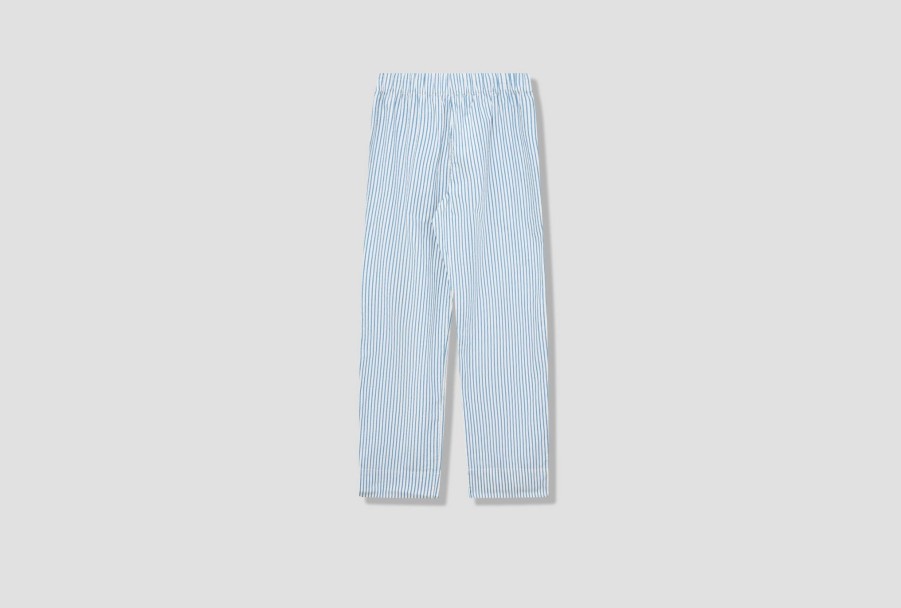 Clothing TEKLA | Unisex Sleepwear Pants – Poplin White