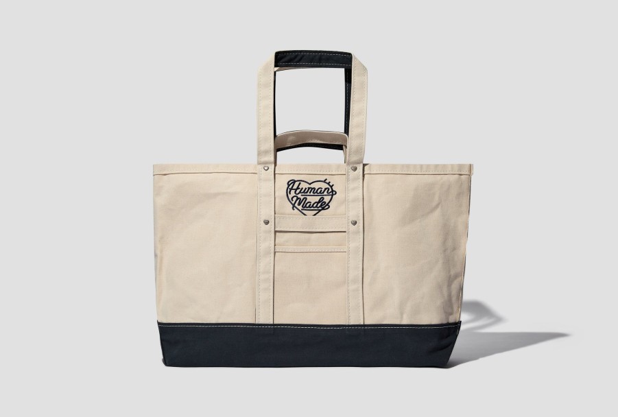 Accessories HUMAN MADE | Heavy Canvas Tote Large Hm25Gd034 Navy