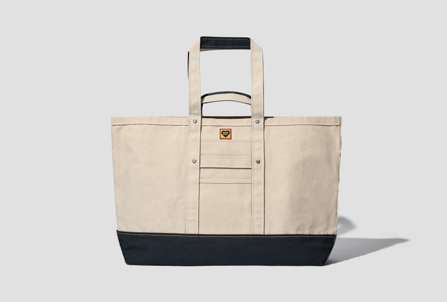 Accessories HUMAN MADE | Heavy Canvas Tote Large Hm25Gd034 Navy