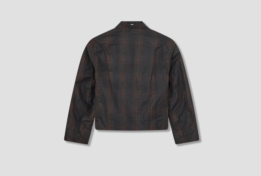 Clothing OUR LEGACY | Mini Jacket-Hunter Tartan M4231Mht Brown