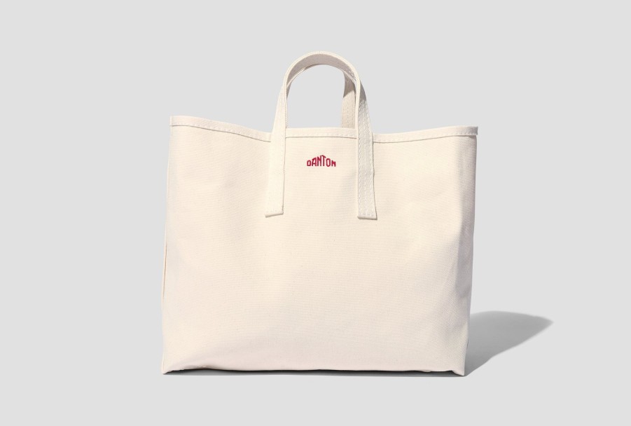 Accessories DANTON | Canvas Tote Bag M #Dt-H0051 Lcs Off White