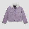 Clothing Acne Studios | Face-Outerwear C90147 Purple