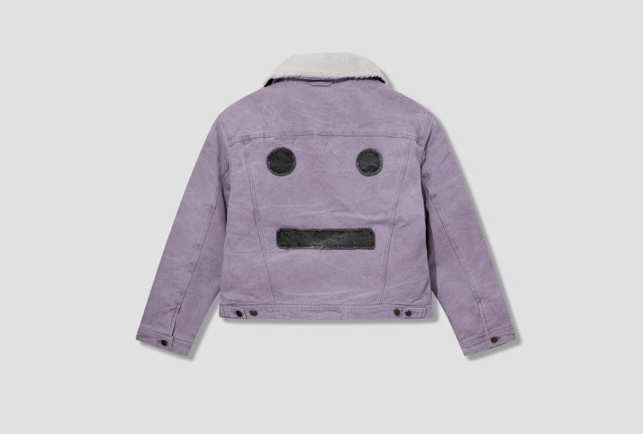 Clothing Acne Studios | Face-Outerwear C90147 Purple