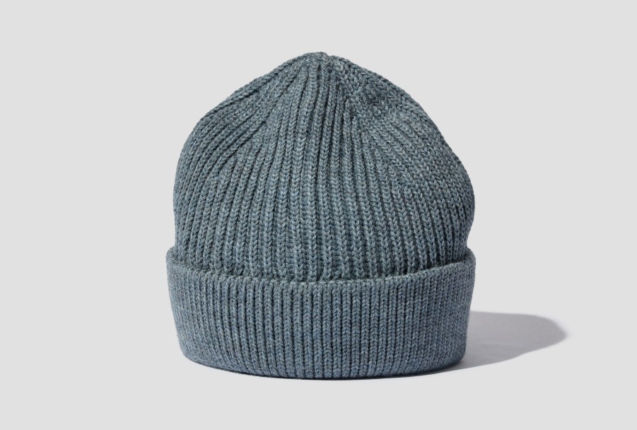 Accessories ANDERSEN-ANDERSEN | Beanie Medium-G5/Indigo Dyed Yarn Light Blue