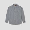 Clothing HUMAN MADE | Detachable Collar Checked L/S Shirt Hm25Sh007 Blue