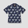 Clothing HUMAN MADE | Heart Aloha Shirt Hm25Sh016 Navy