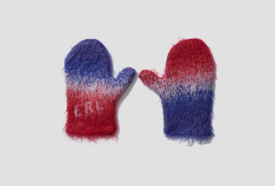 Accessories ERL | Unisex Degrade Gloves Knit Erl06K055 Blue