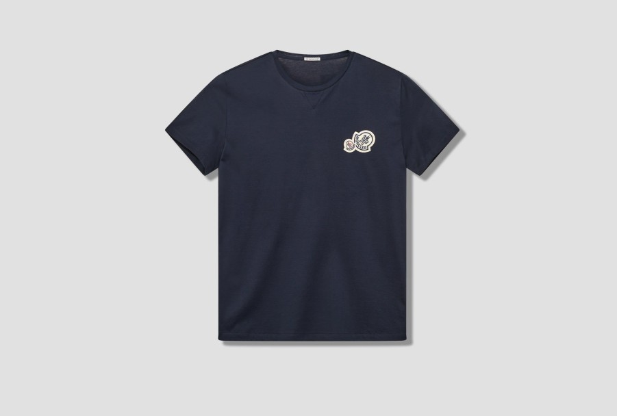 Clothing MONCLER | Archivio-Ss T-Shirt I1 091 8C000 58 8390Y Blue