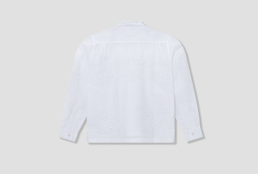 Clothing BODE | Village Garden Ls Shirt Mrs23Sh008 White