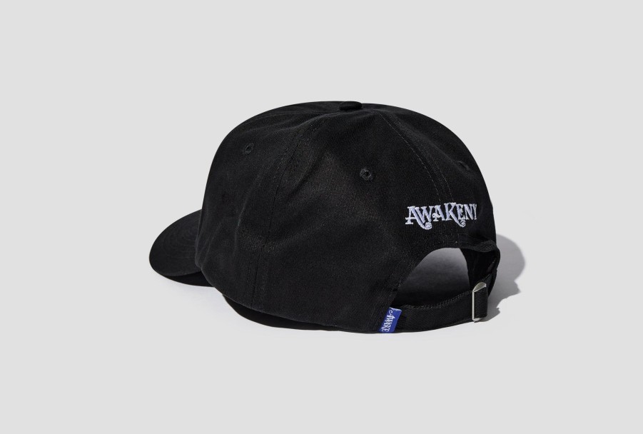 Accessories Awake NY | Embroidered Mind Body 5 Panel Hat Awk-Sp23-Ht006 Black