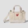 Accessories HUMAN MADE | Heavy Canvas Mini Shoulder Tote Hm25Gd036 White