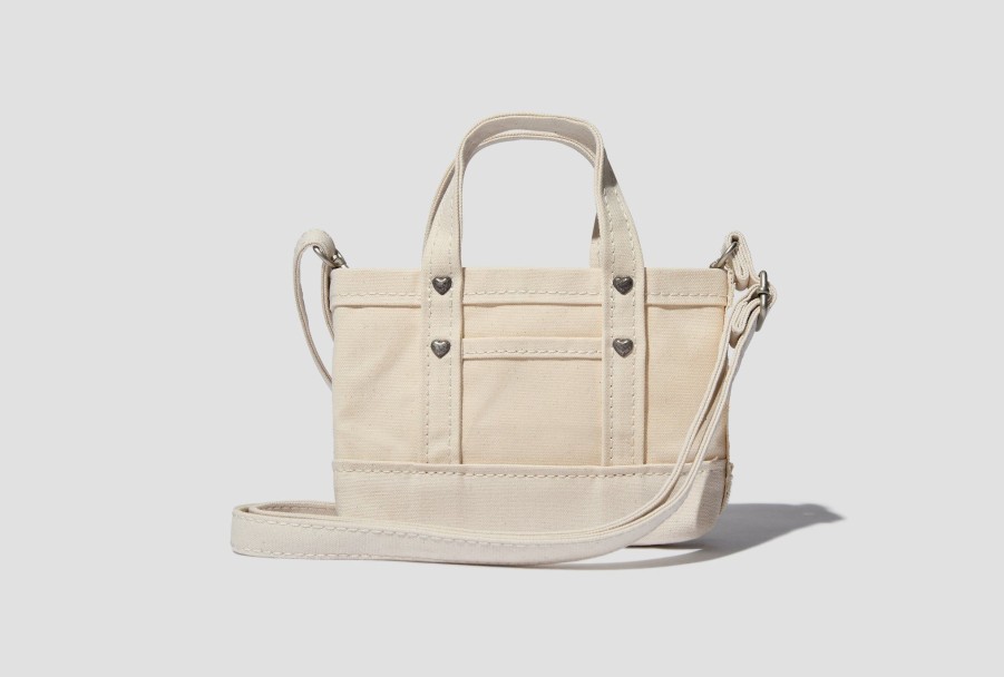 Accessories HUMAN MADE | Heavy Canvas Mini Shoulder Tote Hm25Gd036 White