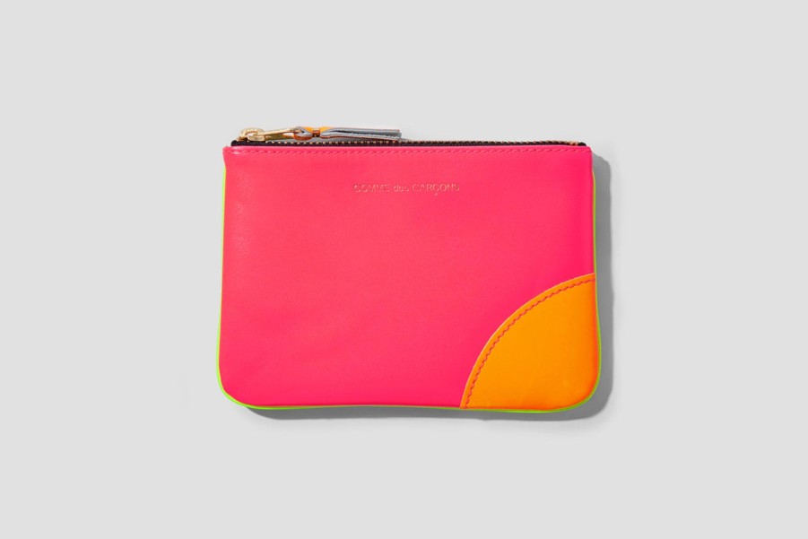 Accessories COMME des GARÇONS WALLET | Comme Des Garcons Super Fluo Sa8100Sf Pink