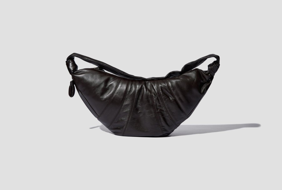 Accessories LEMAIRE | Large Croissant Bag-Soft Nappa Leather Bg0000 Ll095 Dark Brown