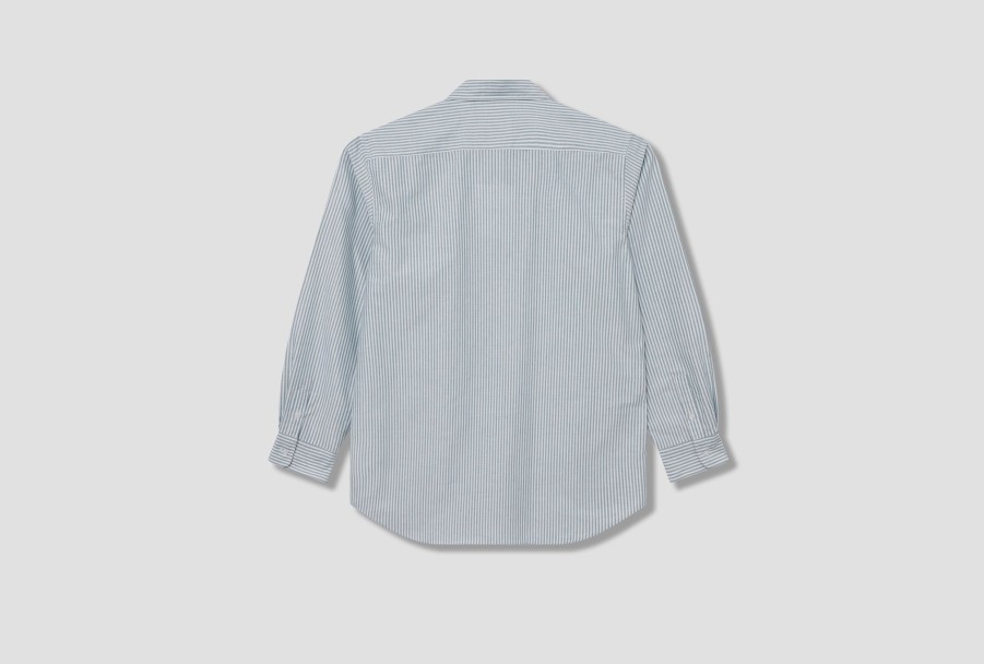 Clothing Palmes | Deuce Oxford Shirt 00930088 Green