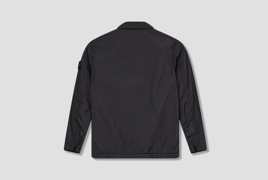 Clothing STONE ISLAND | Garment Dyed Crinkle Reps Recycled Nylon 791510723 Black