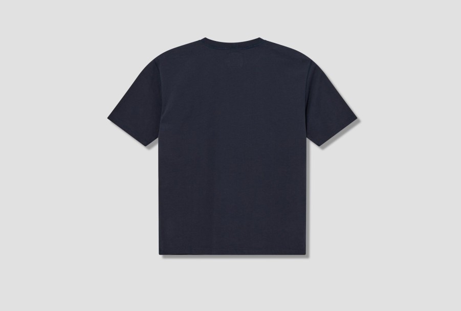 Clothing Drake’s | Short Sleeve Hiking T-Shirt Dr2A5A 21528-14 Navy