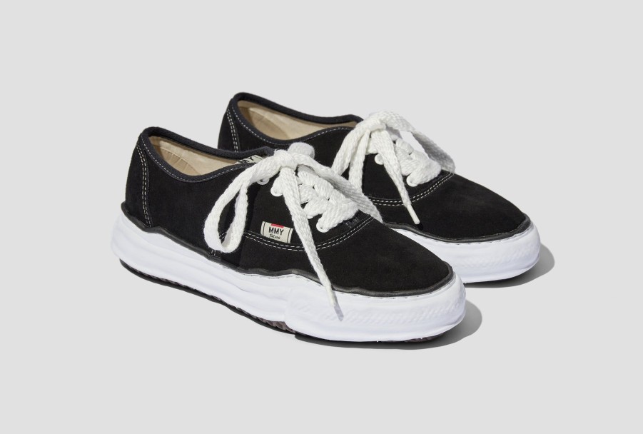 Shoes Maison MIHARA YASUHIRO | Baker-Original Sole Suede Low-Top Sneaker A11Fw720 Black