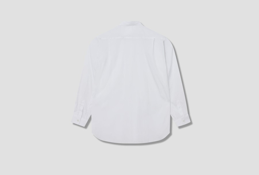 Clothing COMME des GARÇONS SHIRT | Cotton Poplin Plain Fl-B019-W23 White