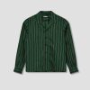 Clothing BODE | Alumni Stripe Ls Shirt Mrf23Sh076 Green