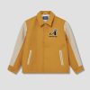 Clothing Awake NY | Crown Varsity Jacket Awk-Fw23-Ot005 Yellow