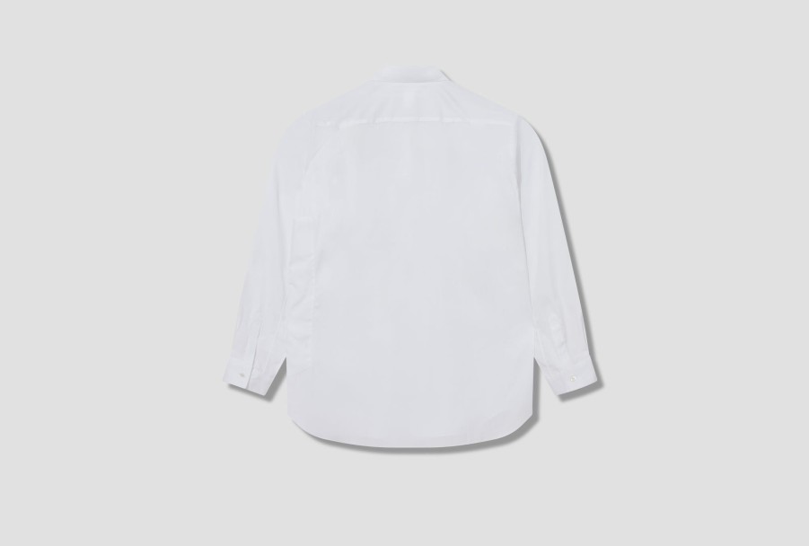 Clothing COMME des GARÇONS SHIRT | Cotton Poplin Plain Fl-B018-W23 White