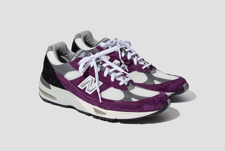 Shoes new balance | Made In Uk 991V1 Bright Renaissance-Grape Juice/Alloy M991Puk