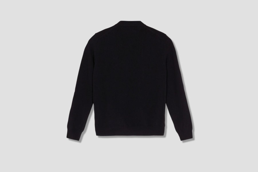 Clothing COMME des GARÇONS PLAY | Play Comme Des Garcons Mens Cardigan Heart P1N024 Black