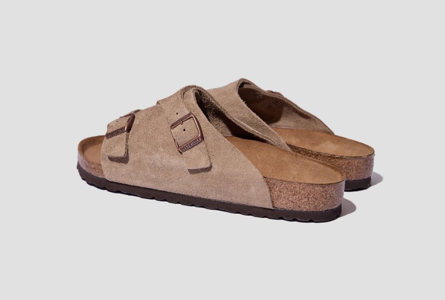 Shoes BIRKENSTOCK | Zurich-Suede Leather/Taupe-Regular 0050461 Grey