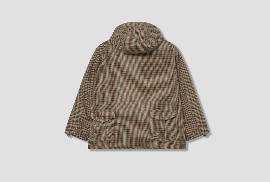 Clothing ENGINEERED GARMENTS | Sas Jacket-Khaki Acrylic Wool Gunclub Check Bg017/23F1D068