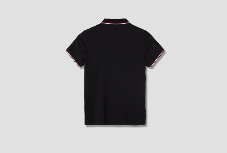 Clothing MONCLER | Archivio-Ss Polo I2 091 8A703 00 84556 Black