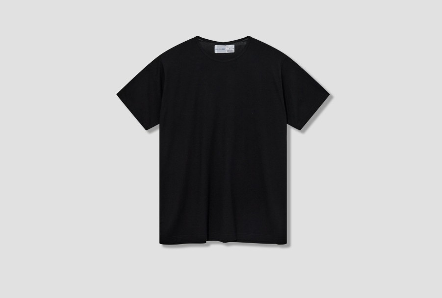 Clothing COMME des GARÇONS SHIRT | Forever-Plain Cotton Fine Jersey Fz-T910-Per Black