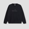 Clothing ERL | Unisex Venice Crew Neck Premium Fleece Sweatshirt Erl06T037 Black