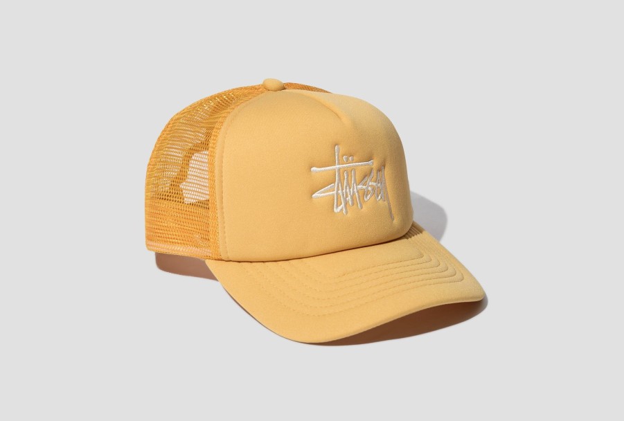 Accessories Stüssy | Big Basic Trucker Cap 1311088 Gold