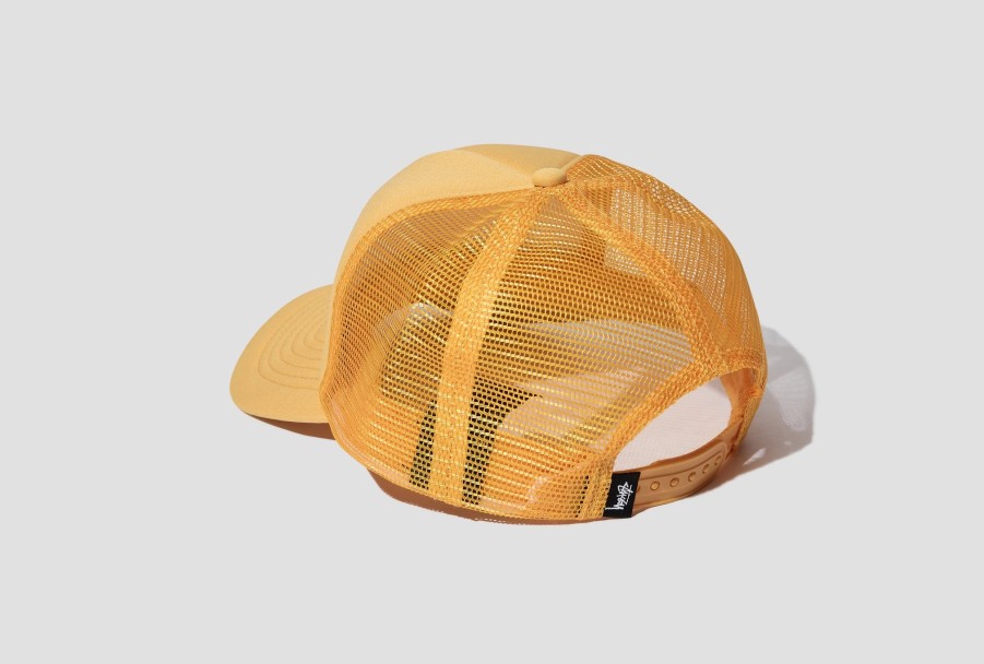 Accessories Stüssy | Big Basic Trucker Cap 1311088 Gold