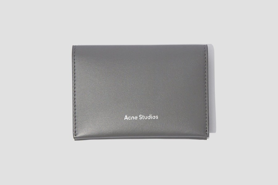 Accessories Acne Studios | Card Holder Flap Cg0099 Dark Grey