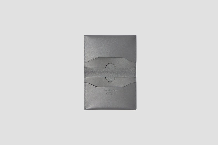 Accessories Acne Studios | Card Holder Flap Cg0099 Dark Grey