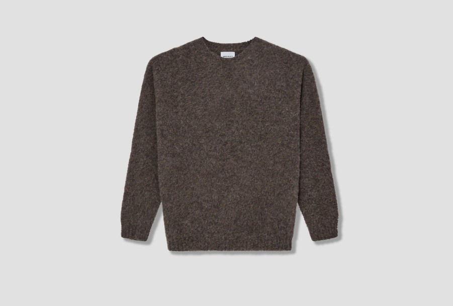 Clothing NORSE PROJECTS | Birnir Brushed Lambswool N45-0520 Grey