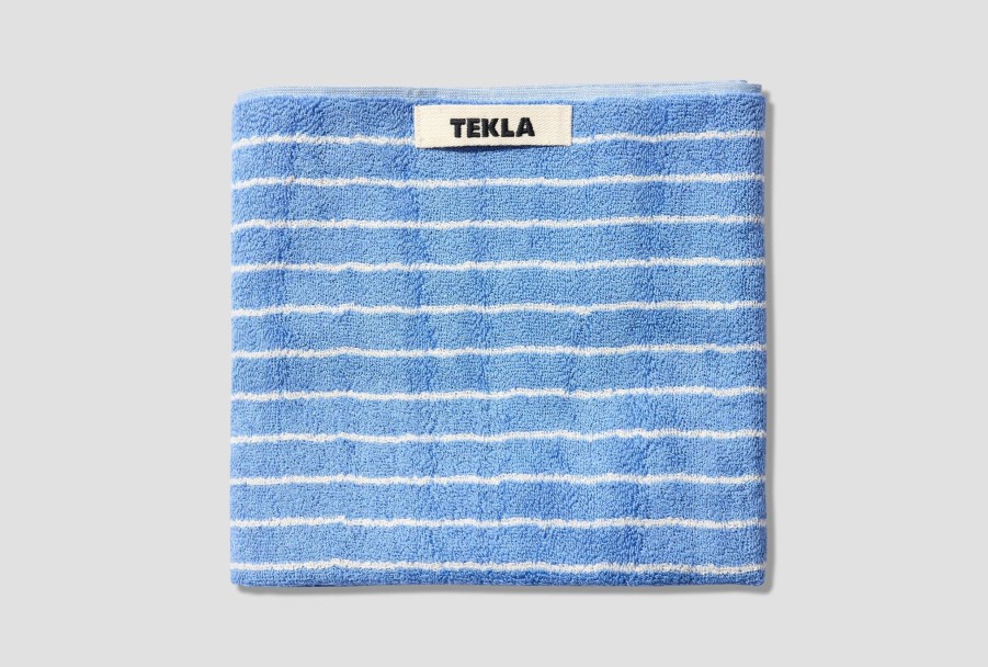 Lifestyle TEKLA | Hand Towel-Terry Stripes 50X80 Blue