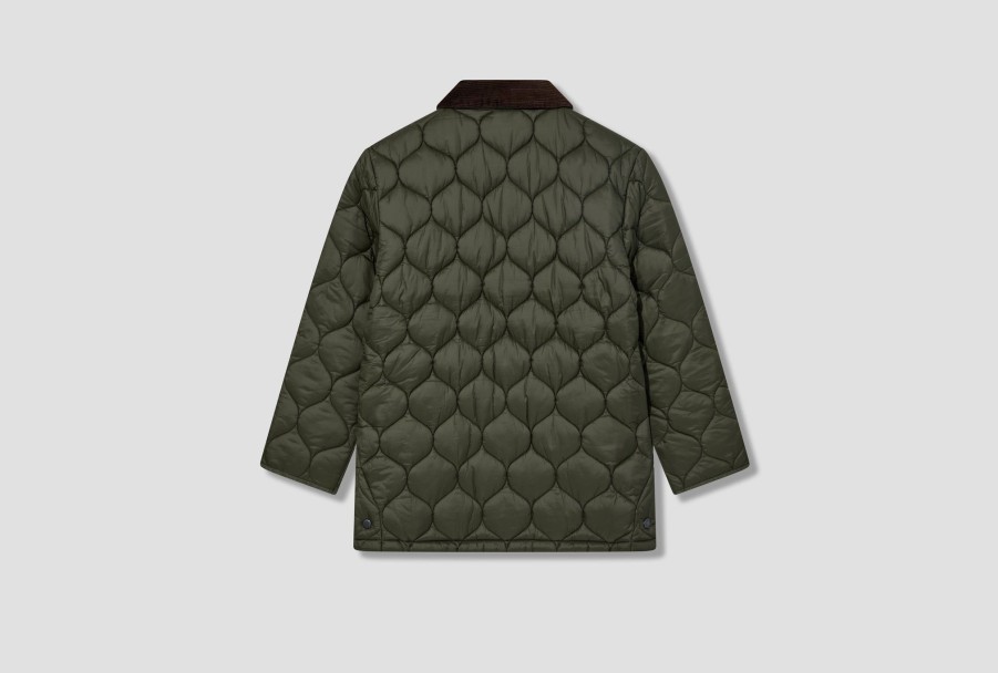 Clothing Barbour | Heritage +-Lofty Quilted Jacket Mqu1741 Olive